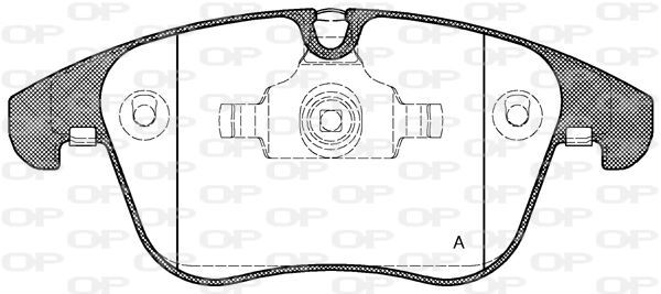 Plaquettes de frein Peugeot 407 2.0 HDi aux normes de friction d'origine constructeur