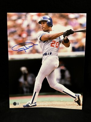 CANDY MALDONADO DODGERS SIGNED AUTOGRAPH 11X14 PHOTO BAS BECKETT COA (B ...