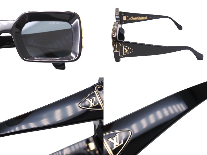 LOUIS VUITTON NIGO Zillionaire Sunglasses Z1591E 52 27 Black