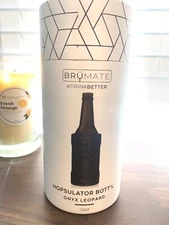 Hopsulator Bott’l - Bottle Beverage Insulator - 120z - Onyx Leopard