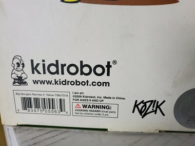 Ramirez Big Monger Banana Mustache 6'' Rare Frank Kozik Kidrobot