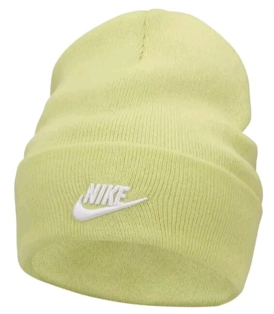 Nike Air Sportswear Cuffed Utility Futura Beanie Peak Hat Yellow