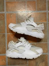 Nike Huarache Run White PS Shoes 704949-110 Size 3Y No Box Used No Insoles
