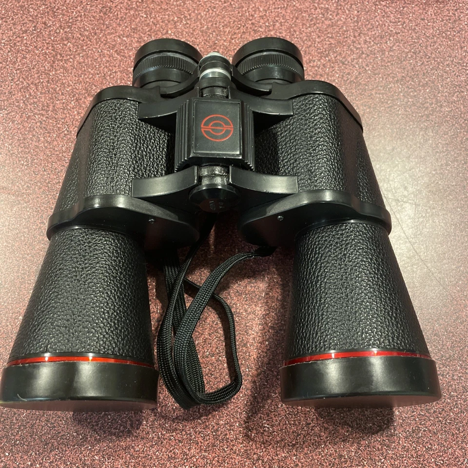 SIMMONS 1107 10x50 WA Red Line Binoculars 367ft @1000yds Coated Optics W/ INSTRU - Image 2 of 4