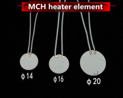 2Pcs MCH Ceramic Heater Diameter 14/16/20mm Disk Resistive Heating Elements