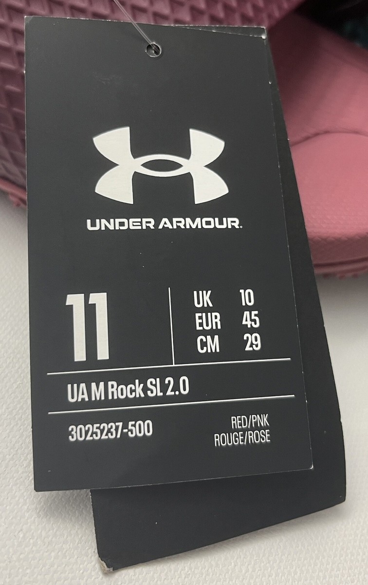 Under Armour UA Project Rock Slides SL 2.0 Sandal Maroon Red  display picture 1
