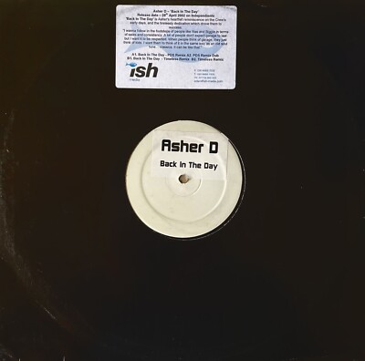 Asher D - Back In The Day (12'') (Promo) (VG/G-VG)