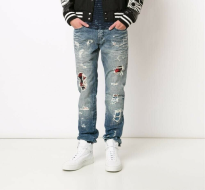 うめこ Prps Demon Umeko Destroyed Medium Wash Jeans Size 38 x 34 | eBay