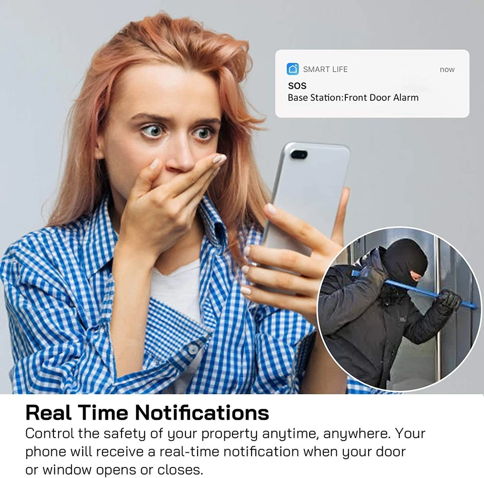 Sistema Kit De Alarmas Para Casa Seguridad Wifi Inalambricas Puertas Y Ventanas - Image 4 of 4