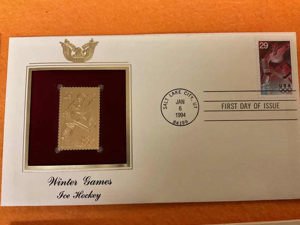 Vintage (5) First Day Of Issue & (1) Great Americans Gold Replicas - Image 3 of 4