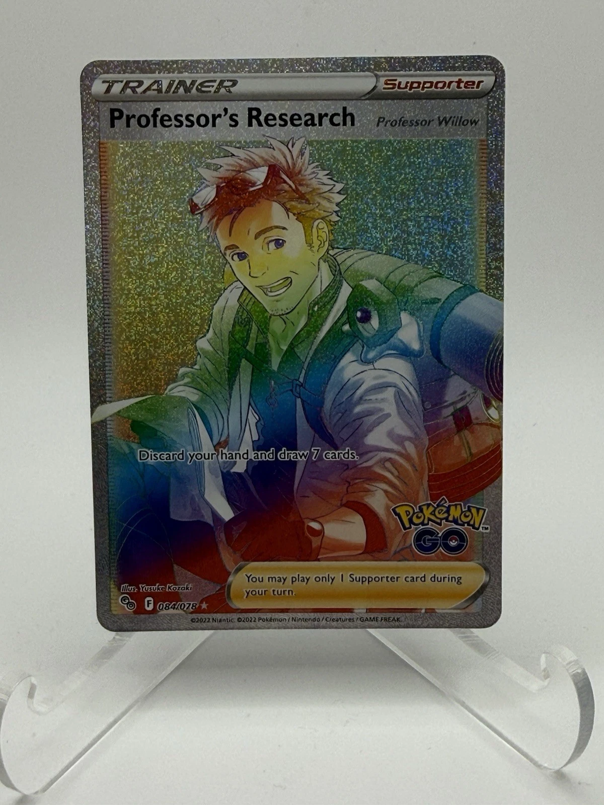 Professor's Research (Secret) 084/078 Pokémon GO Holo