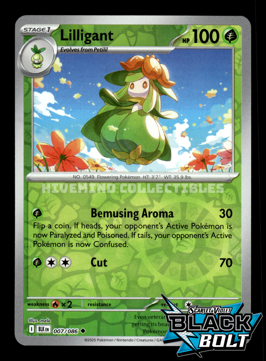lilligant pokemon card value 14/98 Price 2026 your opponents Active Pokmon is now Asleep Lilligant #7 Prices | Pokemon