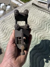 Vintage auto valve resurfacing tool by Albertson & Co. Sioux City, Ia. Hit Miss