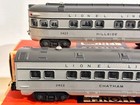 LIONEL NICE 2421 22 23 SILVER GRAY TOP PASSENGER CARS W/ BOXES/SLIPS 1950-51 LF — photo 6