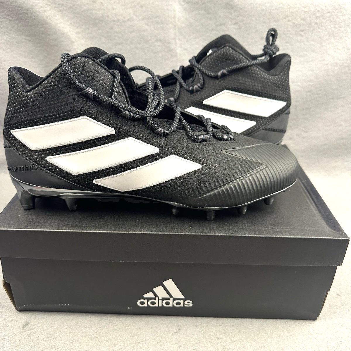 Adidas Freak High Football Cleats Black Color Men\'s Size- 13.5 adidas Freak Carbon Mid 20 Adult Football Cleats F97423 main image 4