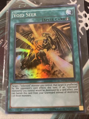 Yugioh Void Seer Lp 1st Ed Super Rare Mp15-en228