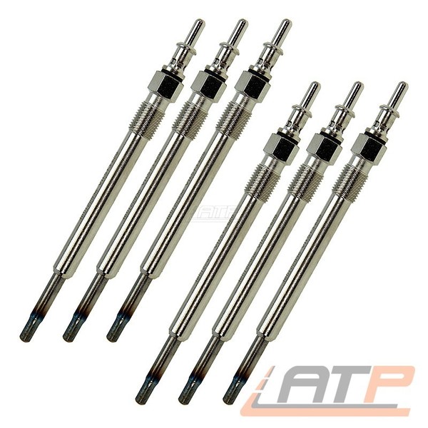 6X GlÜHkerze FÜR Mercedes E S-KLASSE W210 W211 W220 280 320 CDI BJ 99-09-image