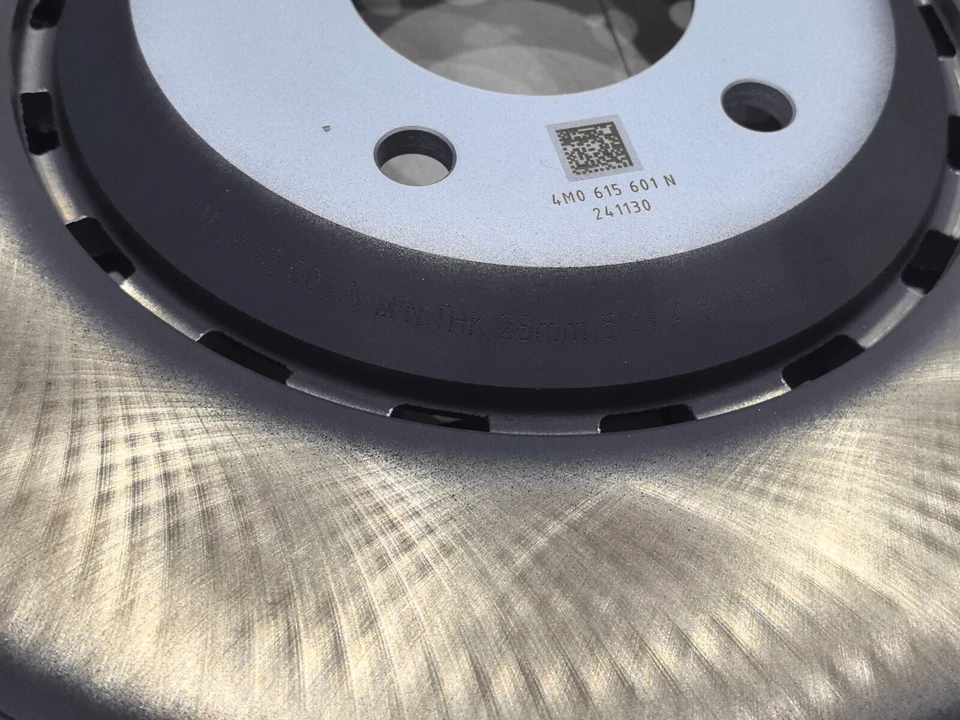 Bentley Bentayga 2017-2020 6,0 L 4,0 L 3,0 L pastillas de freno traseras y rotores OEM GENUINO Foto 2 de 4