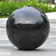 Yescom 20" Big Shiny Inflatable Mirror Ball Reusable Party Wedding Event Black