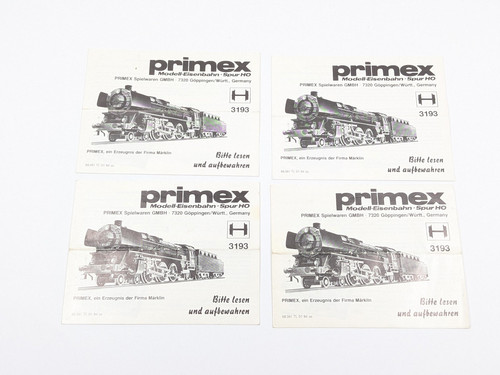 Märklin Primex 3193 TL 0184 se instrucciones para locomotora H0 locomotora de vapor precio por ST | Condition: Gebraucht