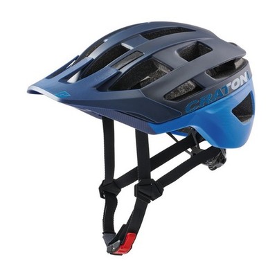 Cratoni Fahrradhelm AllRace (MTB) blau matt, Gr. S/M (52-57cm)