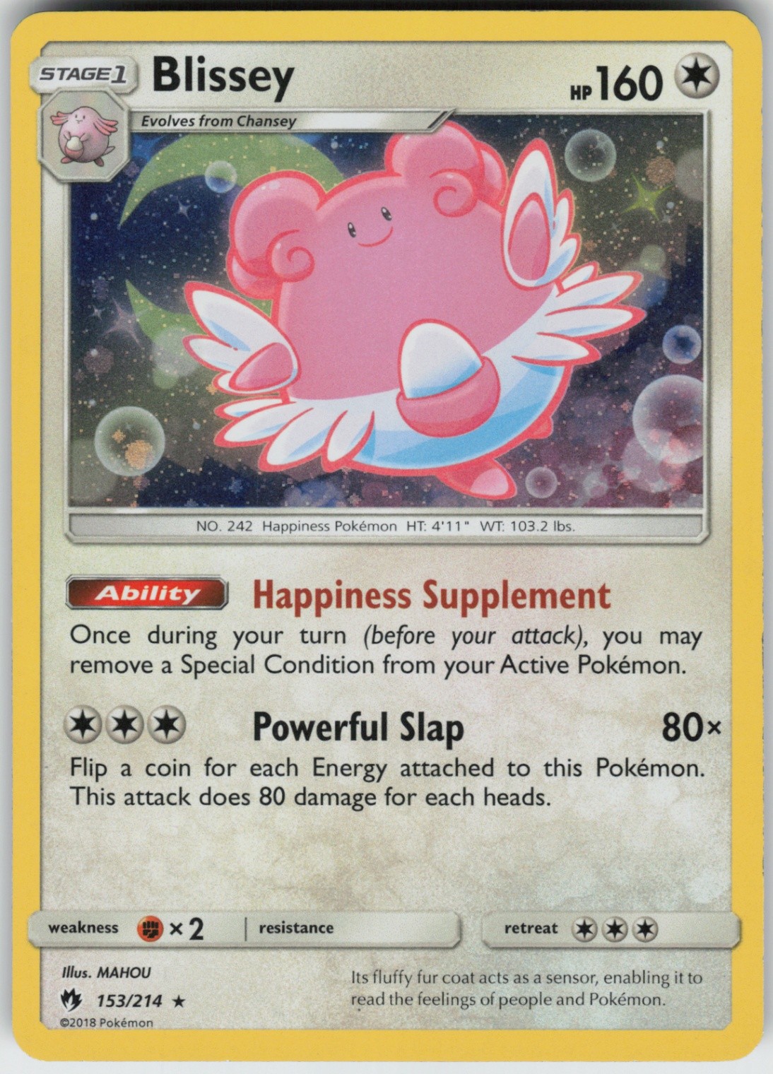 Holo Foil Blissey - (Cosmos Holo) 153/214 Promo Miscellaneous Cards & Products