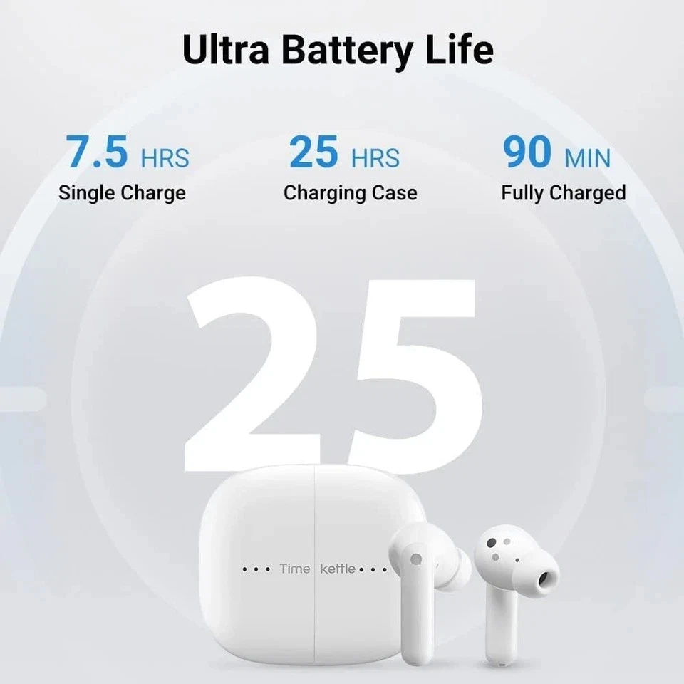 ​Audífonos traductores de idiomas Timekettle M3 - Dispositivo traductor bidireccional - Blanco Foto 3 de 4