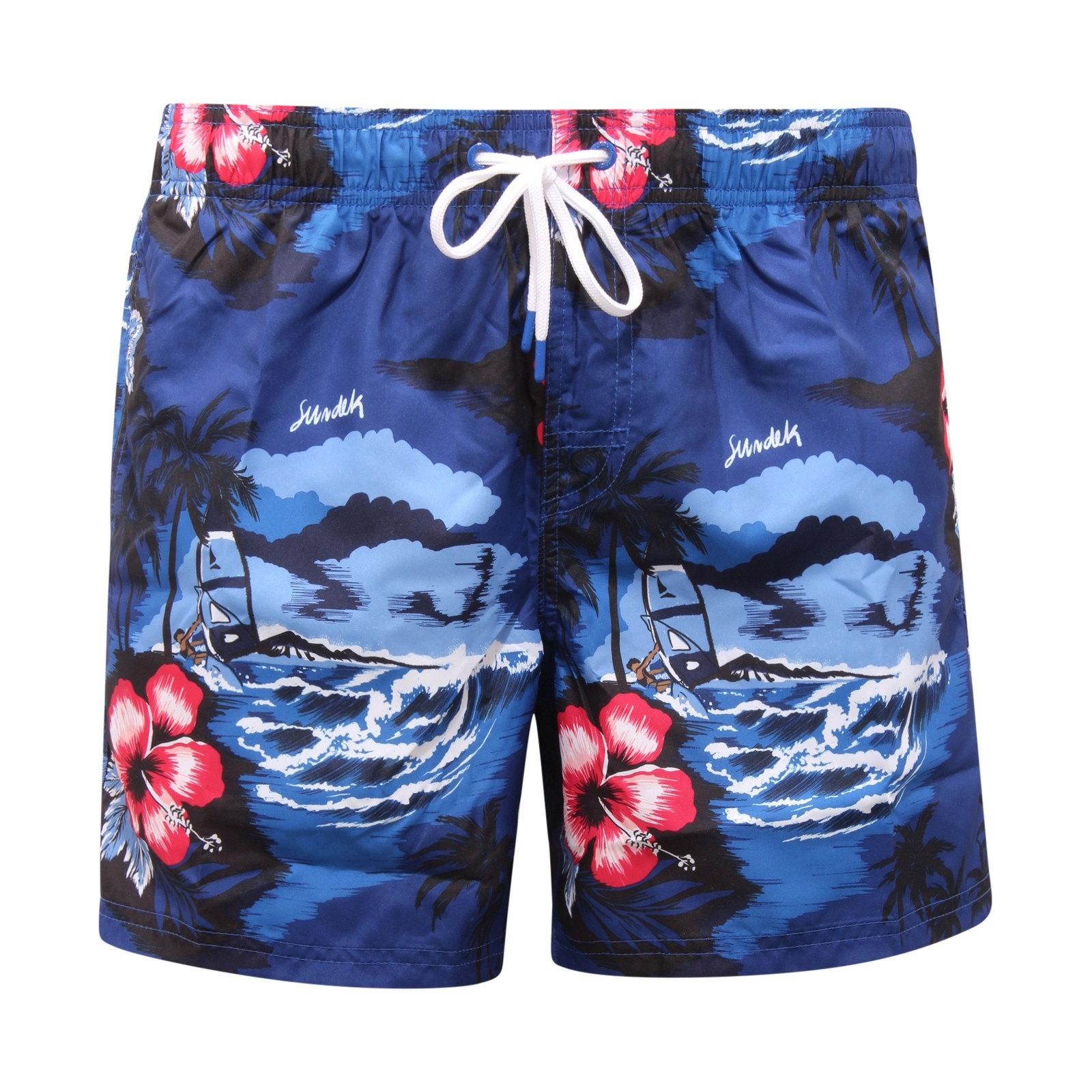 2590AS костюм боксер uomo SUNDEK мужская пляжная одежда синий 20190₽