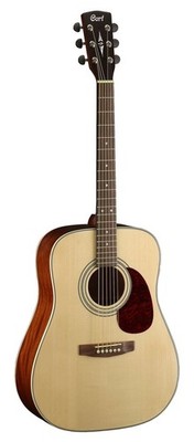 Cort EARTH70OP Earth Series Acoustic Dreadnought Guitar - Open Pore