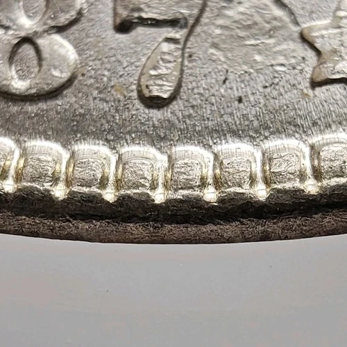 1887 $1 Morgan Dollar - VAM-11 Doubled 18-7, 7 in Denticles - NGC MS 64 - D6431