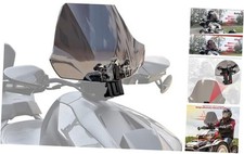 Dark Tinted XXL Adjustable Windshield for Can-Am Ryker, Front Wider Adventure