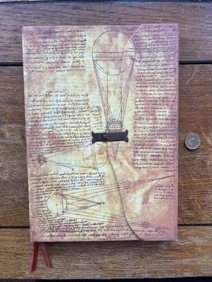 Paperblanks verzierte Handschriften Da Vinci großes ungefüttertes Journal