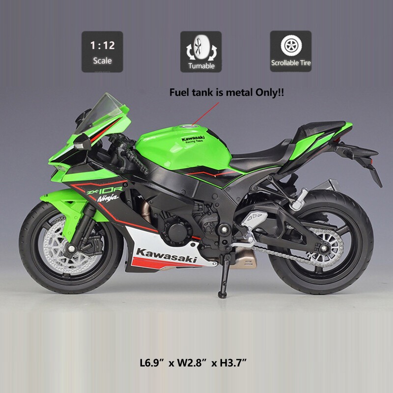 カワサキ Ninja ZX-10R 1/12 スケール ミニカー Amazon.com: Maisto 1/12 2010 Kawasaki Ninja ZX-10R : Arts, Crafts