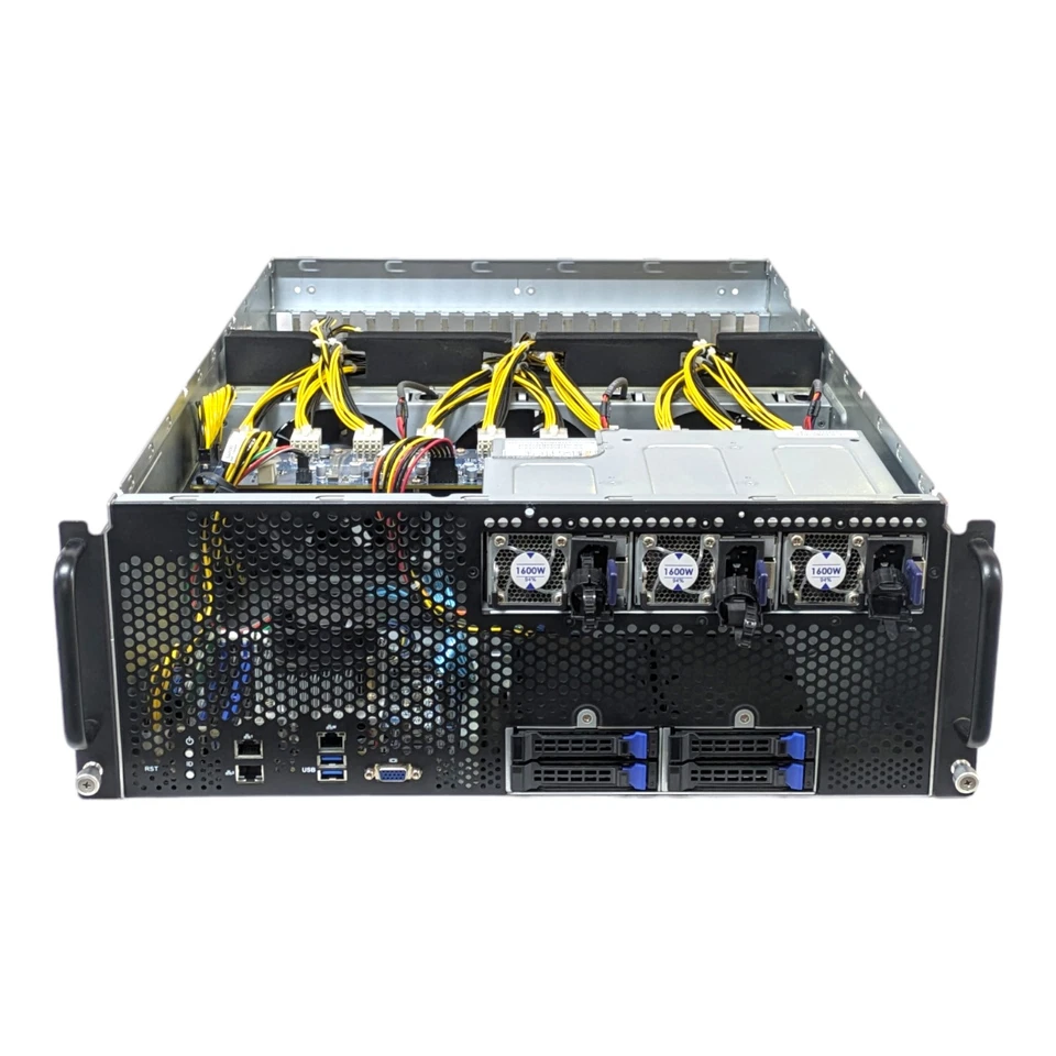 Gigabyte G431-MM0 AMD EPYC 3151 SoC 16GB DDR4 10X GPU 4X SFF 4U Rack Server - Bild 3 von 4
