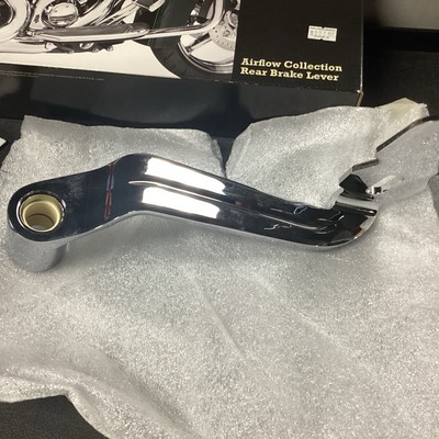 HARLEY DAVIDSON GENUINE CHROME AIRFLOW REAR BRAKE LEVER CVO 41600146