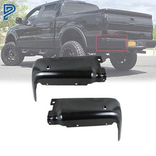 Pair Steel Rear Bumper Ends For Ford F150 2009-2014 Primered Black Lh Rh Pair Steel Rear Bumper Ends For Ford F150 2009-2014 Primered Black Lh Rh