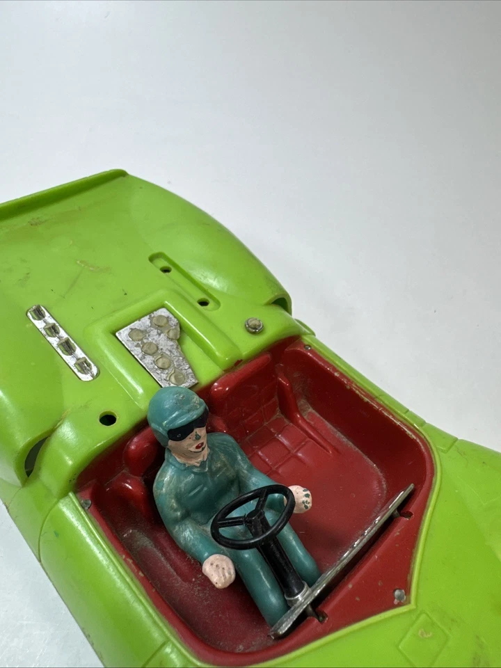 Marx Friction Formula Grand Prix 1965 De Tomaso P70 como está para piezas neumáticos de conductor Foto 2 de 4