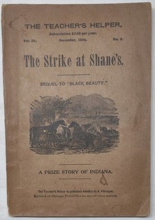 The Strike at Shane's; The Teacher's Helper Vol. III Dec 1896 No3 RARE