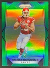 2017 Prizm Patrick Mahomes II RC Green Rookie #269 Chiefs