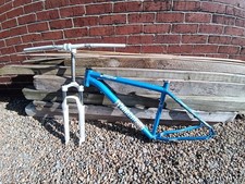 Voodoo Bantu Mountain Bike Frame 17" Disc Brake 26" Wheels Bar Stem Forks Wheel