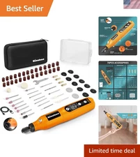 Cordless Rotary Tool Kit with 70 Accessories - 5 Speed for Engraving & Polishing