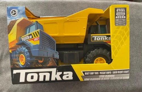 Tonka Steel Classics Mighty Dump Truck LARGE BRAND NEW in BOX yellow tough 952