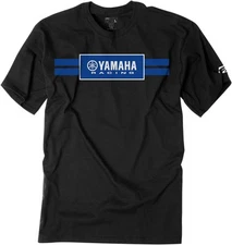 Factory Effex Yamaha Racing Stripes T-Shirt Md Black 19-87202