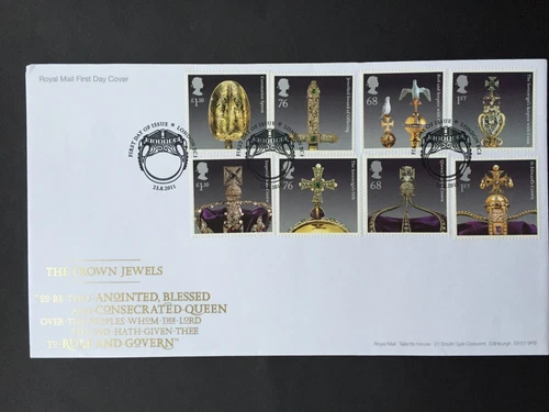 GB 2011 FIRST DAY COVER "CROWN JEWELS" LONDON EC.3 POSTMARK NO ADDRESS