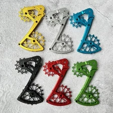 Mtb Road Rear Derailleur Cage Pulley Wheels Oversized Bearing for Sram 11/12 Spe