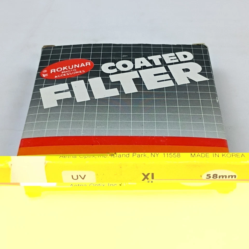 Vintage Rokunar Photo Accessories Coated 58mm UV Filter Made in Korea New - Image 2 of 4