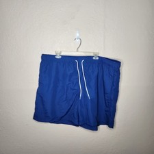 Duluth Trading Shorts Mens 3XL Blue Grab 7  Swim Trunks Stretch Mesh Fast Dryin