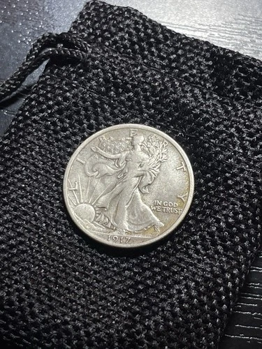 1917-P Walking Liberty Half Dollar VF