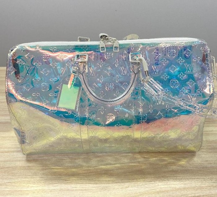 Louis Vuitton Keepall Duffle 50 Clear PVC for sale online | eBay