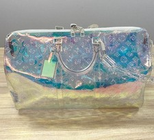 Louis Vuitton Virgil Keepall 50 Bag M53271 Crossbody Hand Prism Purse Auth New